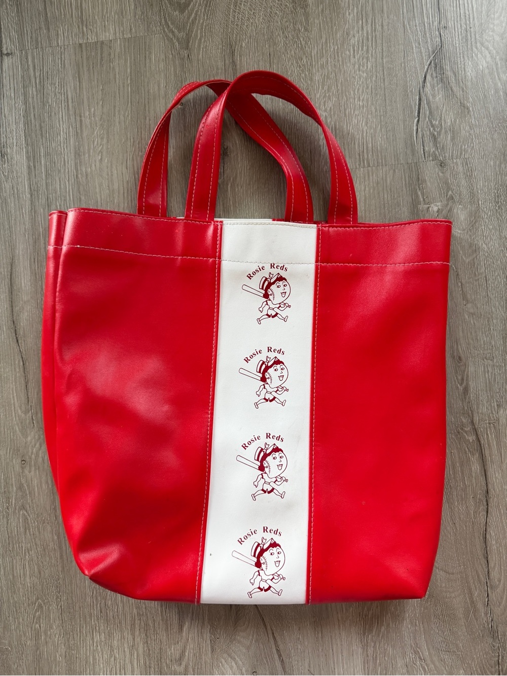 1960's Baseball Logo "ROSIE Reds" Cincinnati Reds Baseball Bag / Purse / Tote